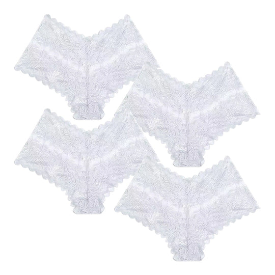 Women Sexy Lace Panties Sheer Floral Underwear