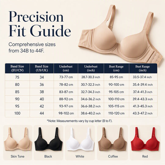 Women's Plus Size Underwire Bra Push Up Anti-Sagging Comfortable Brassiere