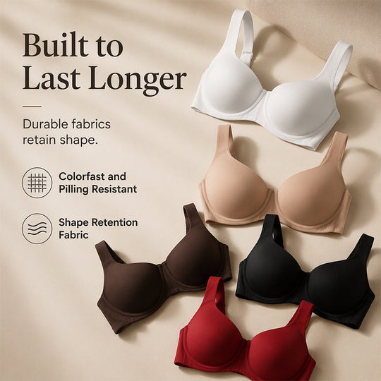 Women's Plus Size Underwire Bra Push Up Anti-Sagging Comfortable Brassiere