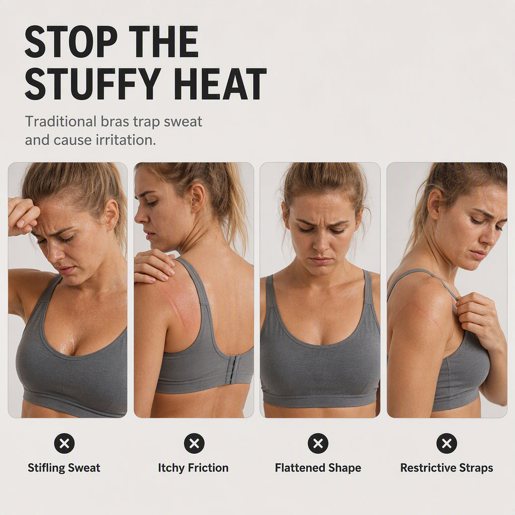 🌸Hot Sale 50% OFF💖Women's Hollow Mesh Push Up Sports Bra