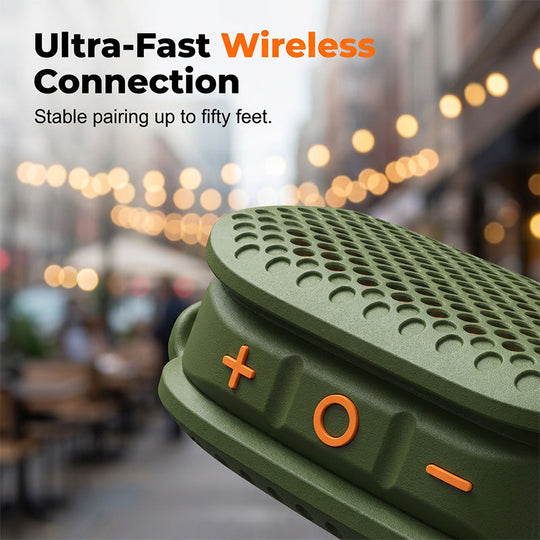 🎵Portable Bluetooth Speaker with TWS Stereo IPX5 Waterproof Mini Wireless Speaker