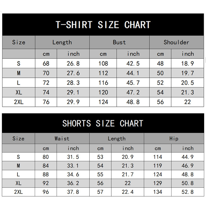 📢📢Hot Sale 50% OFF！💖Men's Casual T-Shirt & Shorts 2-Piece Set