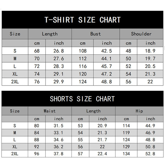 📢📢Hot Sale 50% OFF！💖Men's Casual T-Shirt & Shorts 2-Piece Set