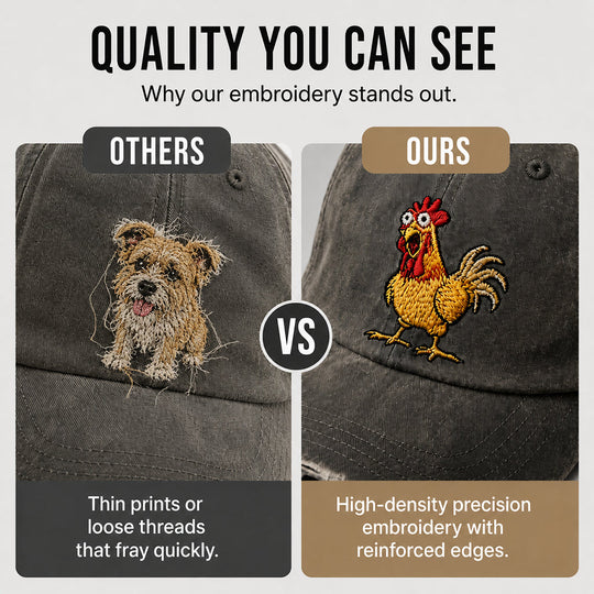 ⏰️LIMITED-TIME SPECIAL!🧢Men's Retro Rooster Baseball Cap – Classic Washed Dad Hat for Outdoor & Casual Wear