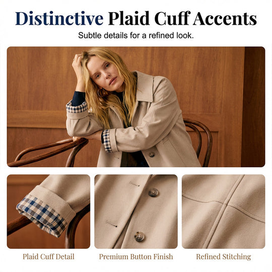 🌸 Women's Single-Breasted Cropped Jacket💫 Smart Casual Fashion Jacket