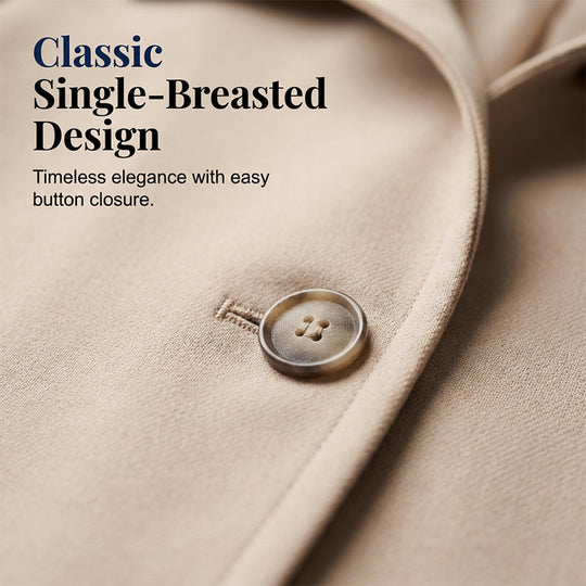 🌸 Women's Single-Breasted Cropped Jacket💫 Smart Casual Fashion Jacket