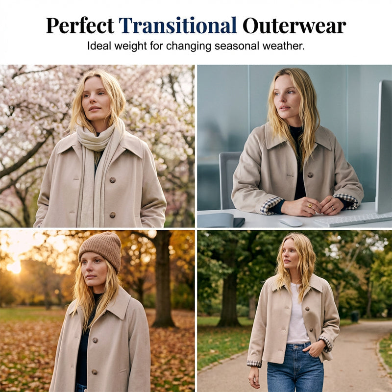 🌸 Women's Single-Breasted Cropped Jacket💫 Smart Casual Fashion Jacket