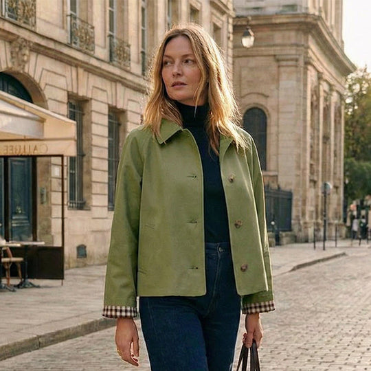 🌸 Women's Single-Breasted Cropped Jacket💫 Smart Casual Fashion Jacket