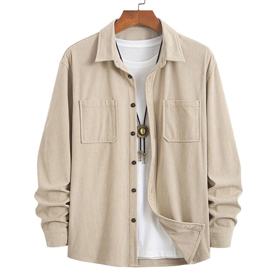 👔Men's Casual Corduroy Shirt Jacket – Classic Texture Meets Everyday Comfort