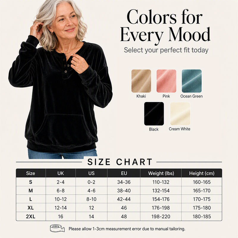Women's Golden Velvet Sweatshirt