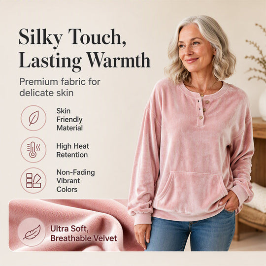 Women's Golden Velvet Sweatshirt
