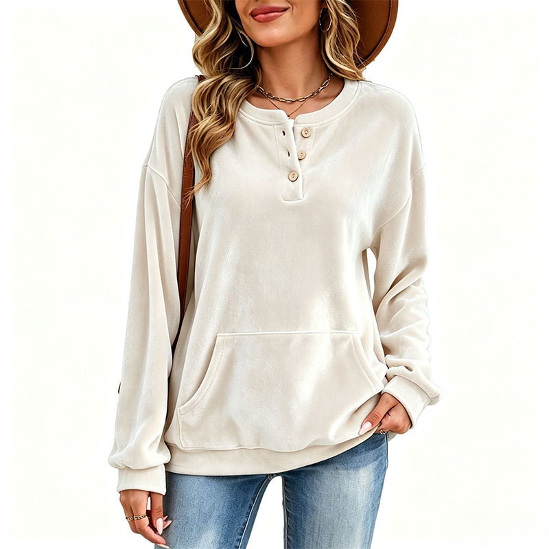 Women's Golden Velvet Sweatshirt