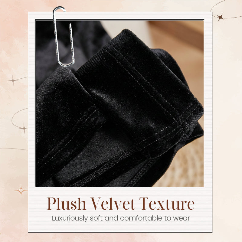 🌸Hot Sale 50% OFF！✨Women's Velvet Cowl Neck Long Sleeve Top