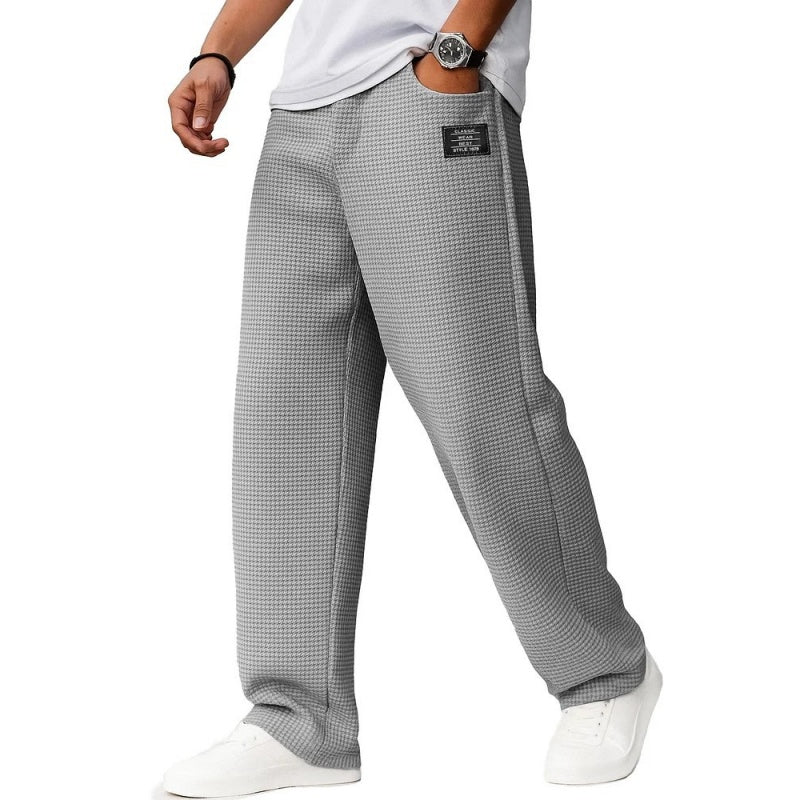 ⌛Limited-Time Offer🛍️Minimalist Waffle Knit Loose Long Pants
