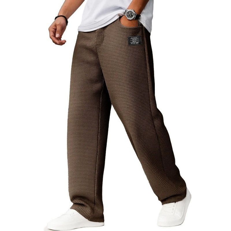 ⌛Limited-Time Offer🛍️Minimalist Waffle Knit Loose Long Pants