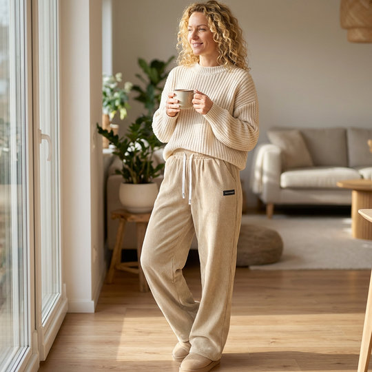🎁 50% OFF NOW! ✨Women's Corduroy Wide-Leg Pants with Drawstring