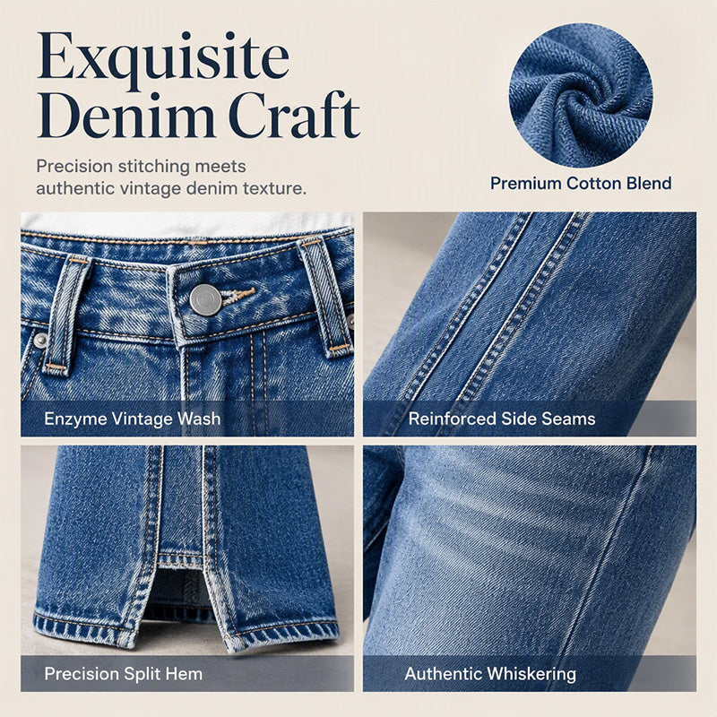 👖 LIMITED-TIME 55% OFF! ✨Women's High Waisted Wide Leg Jeans