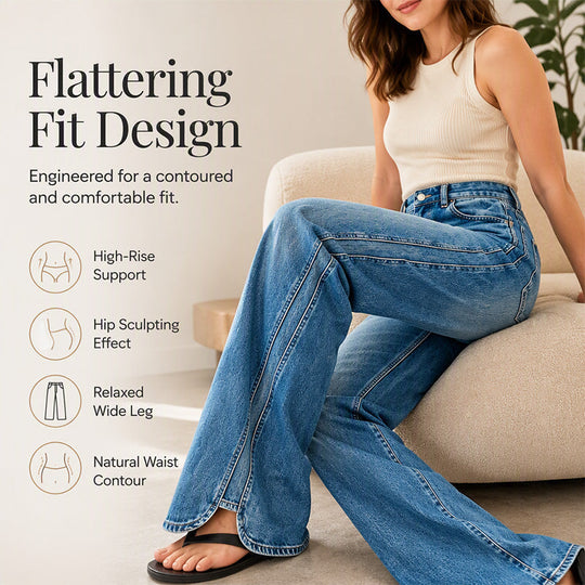 👖 LIMITED-TIME 55% OFF! ✨Women's High Waisted Wide Leg Jeans