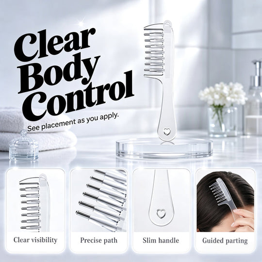 💆‍♀️ Scalp Applicator Comb Tool for Hair ✨ Targeted Scalp Treatment Comb