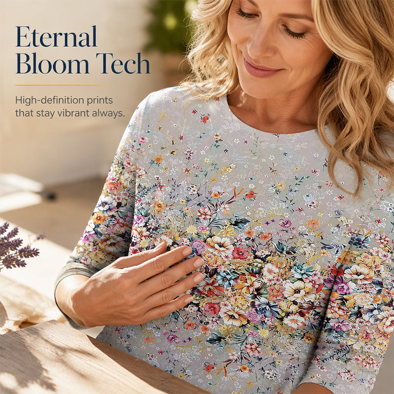 ⌛Limited-Time Offer-Women's Fashion Printed Crew Neck T-Shirt