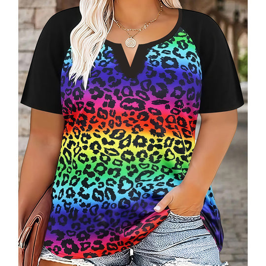⌛Limited-Time Offer-Women's Casual V-Neck Short Sleeve T-Shirt
