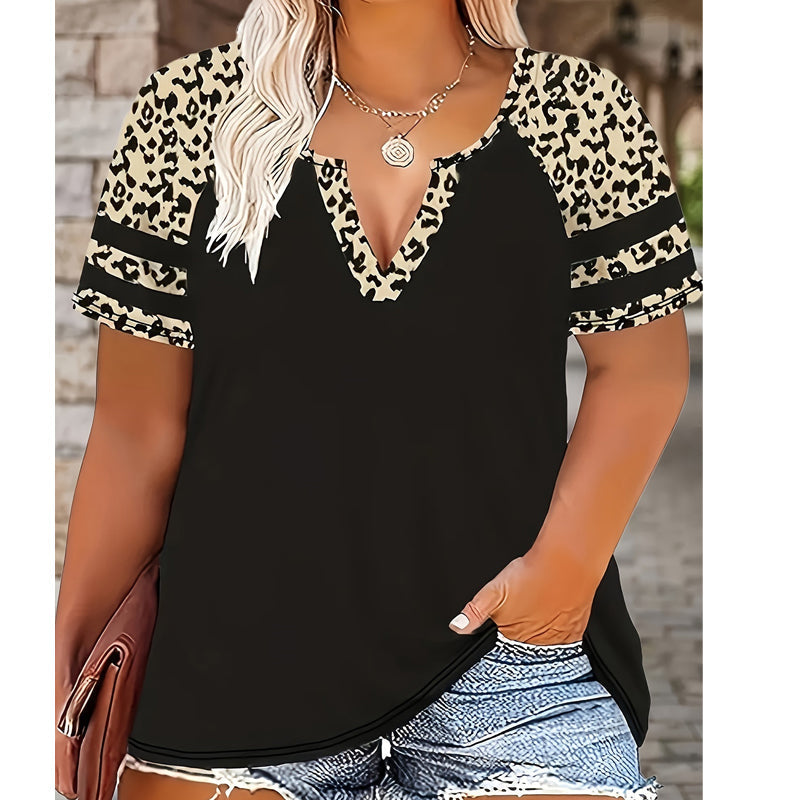 ⌛Limited-Time Offer-Women's Casual V-Neck Short Sleeve T-Shirt