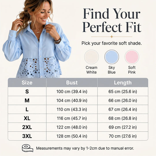 Women's Elegant Hollow-Out Shirt