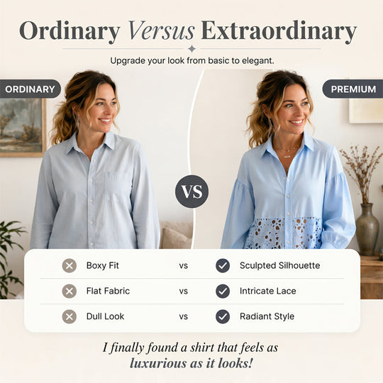 Women's Elegant Hollow-Out Shirt