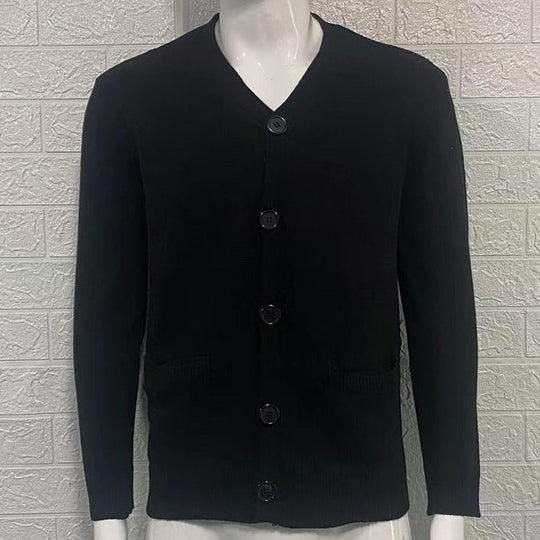 Men's Casual V-Neck Knit Cardigan