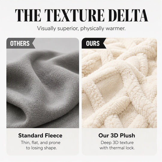 Embossed Geometric Plush Set – Timeless Comfort & Effortless Style For Every Occasion