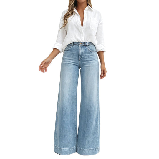 👖Bestseller - Women's Vintage High-Waisted Wide-Leg Jeans