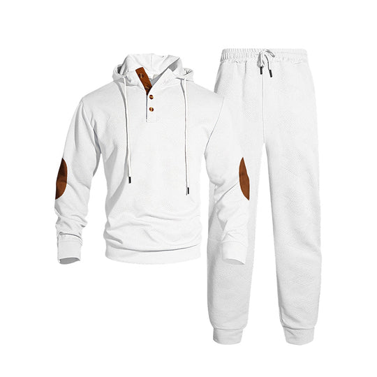 Men's Casual Hooded Tracksuit Set