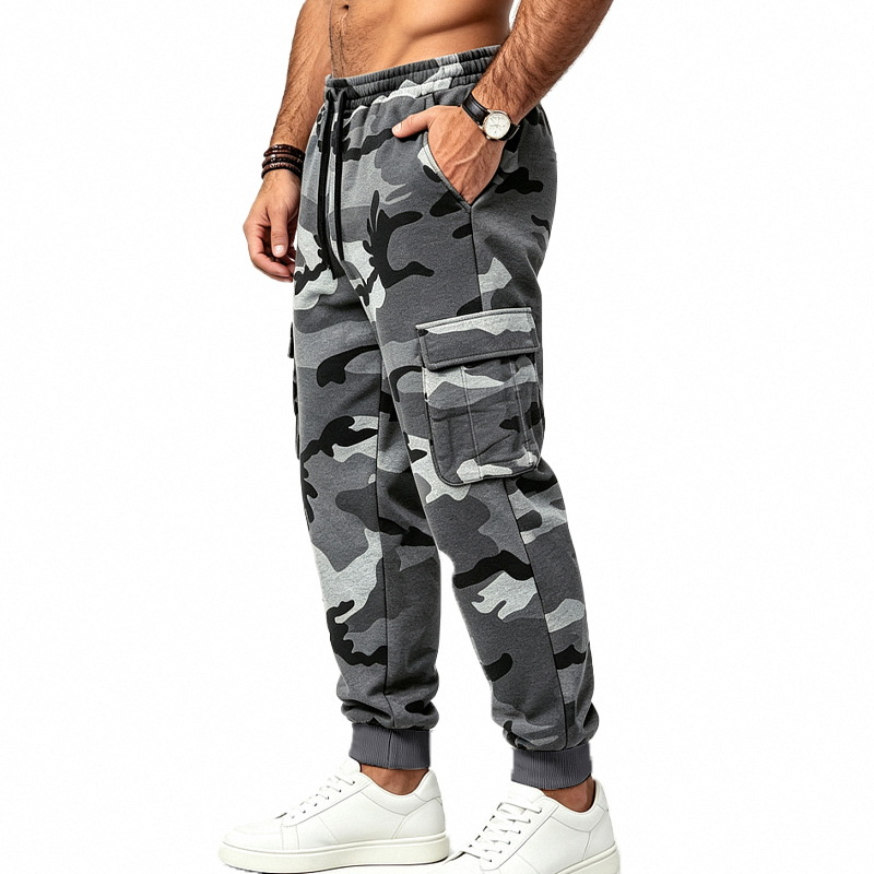 🔥 Utility Meets Comfort | Men's Camouflage Drawstring Cargo Pants