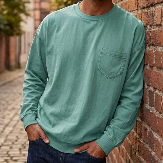Bestseller🏆👕 Men's Loose-Fit Long Sleeve T-Shirt