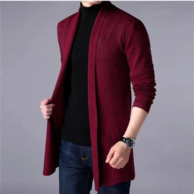 🎉This Week's Special Sales - 50% OFF✨Men's Knit Long Cardigan Jacket💝Best Gift For Him