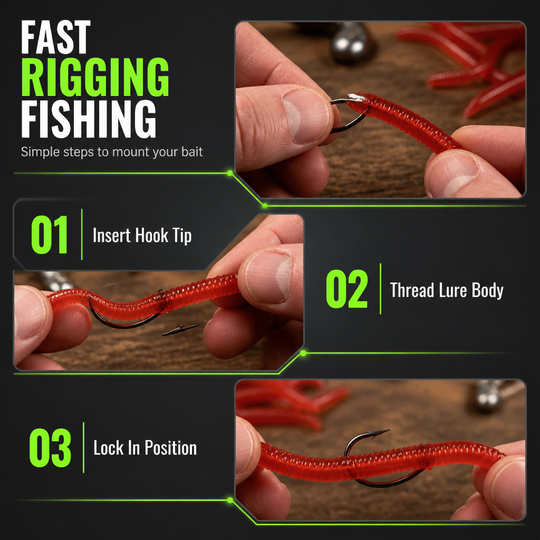 📢📢40% OFF !! ⏰Simulation Earthworm Soft Fishing Lures Shrimp Scented Artificial Worm Baits for Freshwater and Saltwater Pack of 50 or 100