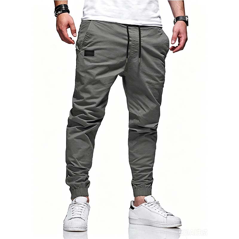 Men's Casual Drawstring Jogger Pants