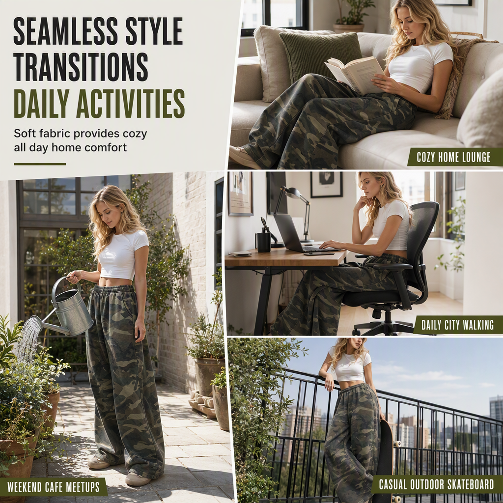 🖤 Black Friday Early Access: 40% OFF 🖤 Vintage Wash, Effortless Drape | Women's Oversized Wide-Leg Sweatpants