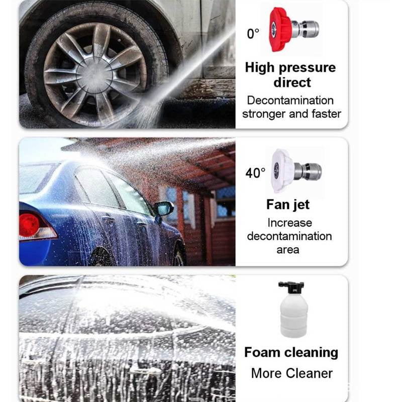 999vf akülü su jeti taşınabilir araba yıkama yüksek basınçlı su jeti tabancası makinesi