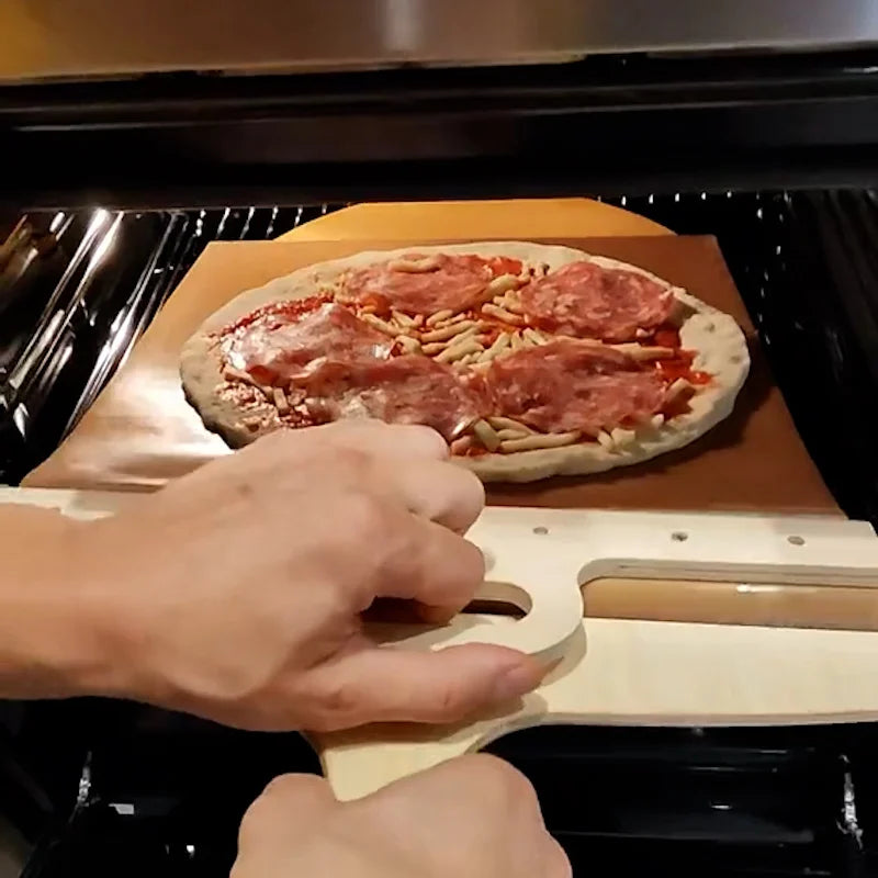 Premium Sliding Pizza PeelHerramienta esencial para hornear de cocina‍