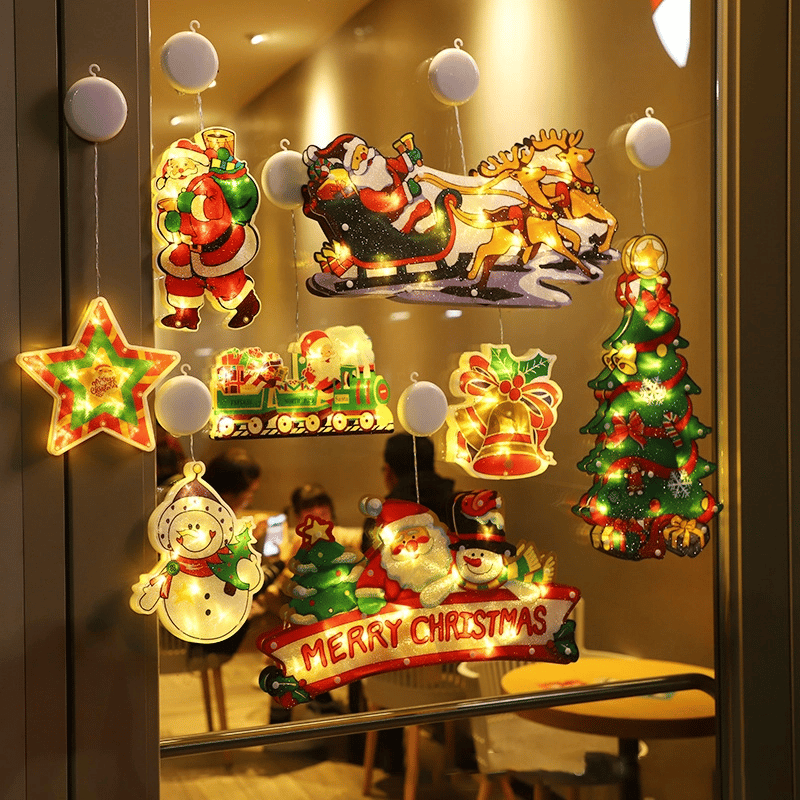 🎅Christmas Sale 49% OFF🎄Christmas Window Hanging Lights🎁