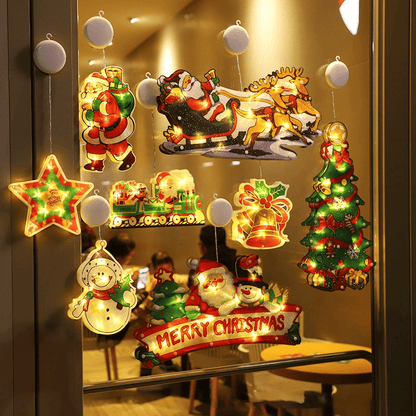 🎅Christmas Sale 49% OFF🎄Christmas Window Hanging Lights🎁