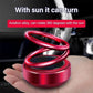 Solar-powered Rotating Aroma Car Pendant