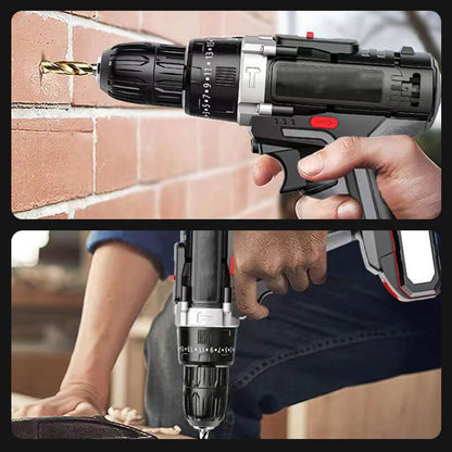 Electric Household Lithium Impact Drill Kit（50% OFF）