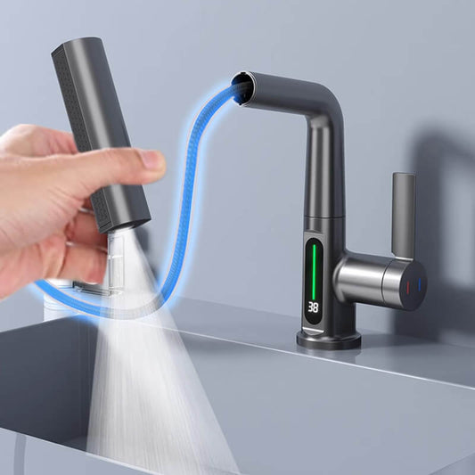 Luxury Digital Faucet with Pulling and Lifting