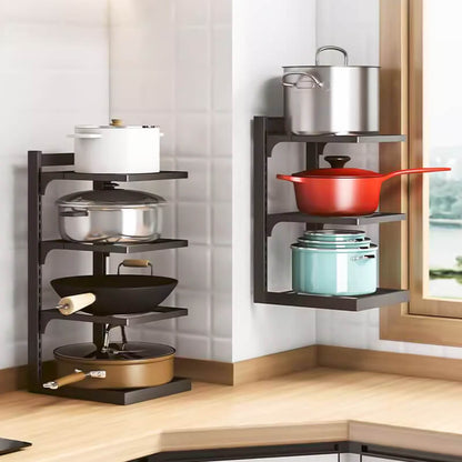 Multipurpose kitchen shelves