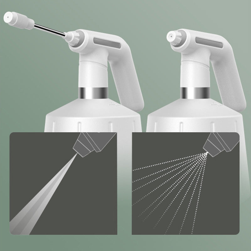 Botella rociadora de niebla para plantas eléctricas