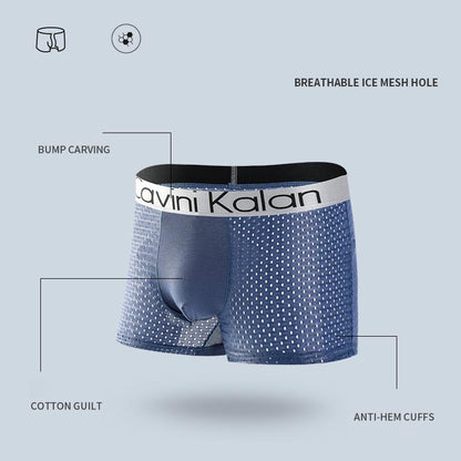 Men's Ultra-breathable Mesh Ice Silk Briefs