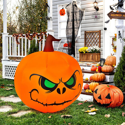 Large Halloween Inflatable Pumpkin Light