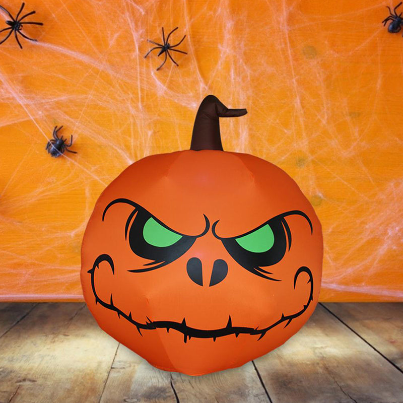 Large Halloween Inflatable Pumpkin Light